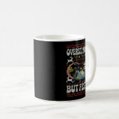 Mug Overstimulated But Festive Ossum Christmas Ugly Sw (Devant droit)