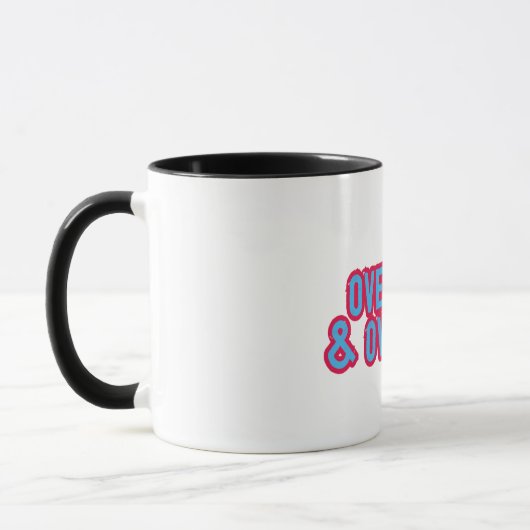 Mug Overthink and Oversleep Funny (Gauche)