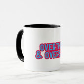 Mug Overthink and Oversleep Funny (Devant gauche)