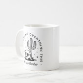 Mug Overthinker surpensant les citations drôles (Devant gauche)
