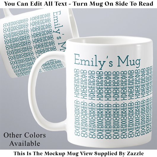 Mug Overworked. Underpaid. Office Work Hidden Message