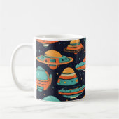 Mug OVNI art vintage (Gauche)