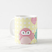 Mug OWL LOVE :: fille douce + garçon (Devant gauche)