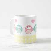 Mug OWL LOVE :: fille douce + garçon (Devant gauche)