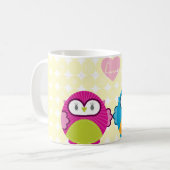 Mug OWL LOVE :: fille vive + garçon (Devant gauche)