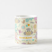 Mug Owl Pastel Jaune (Centre)