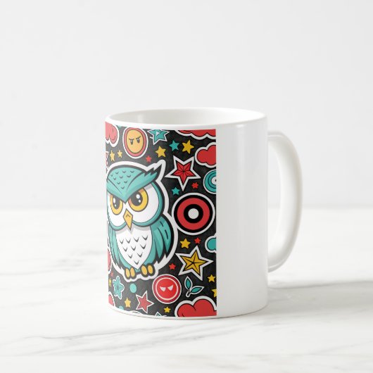 Mug Owl se demande : (Devant droit)