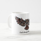 Mug Owl t'aime toujours Mosaïque Décoration (Devant gauche)