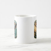 Mug Owligator Illustration – Owl Alligator Funny Scary (Centre)