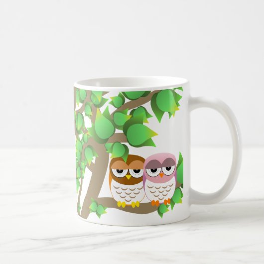 Mug Owls in tree (Droite)