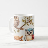 Mug Owls on a Branch IV (Devant gauche)