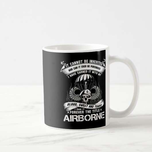 Mug Own-it Forever Le titre Ranger de l'Armée aéroport (Droite)