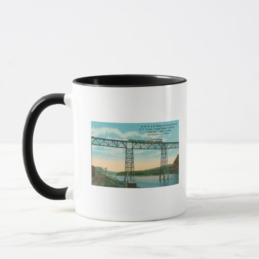 Mug OWR & N Bridge Scene River, ID (Gauche)