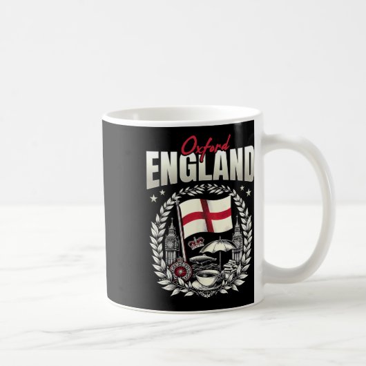 Mug Oxford England Flag Souvenir Oxford Vacation (Droite)