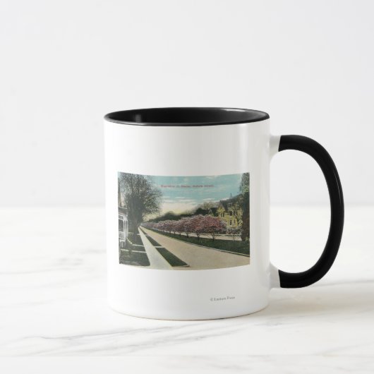 Mug Oxford Street Magnolias en fleurs (Droite)
