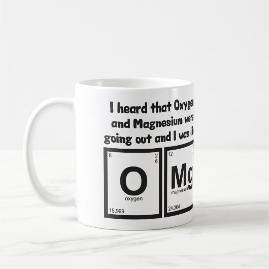 Mug Oxygène Et Magnésium OMG (Gauche)