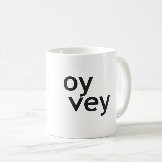 Mug Oy Vey (Devant droit)