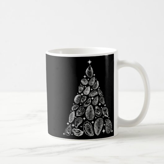 Mug Oyster Christmas Tree Seafood Shellfish Holiday Be (Droite)