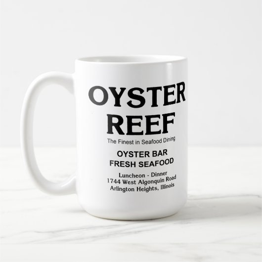 Mug Oyster Reef, Repas de fruits de mer, Arlington Hei (Gauche)