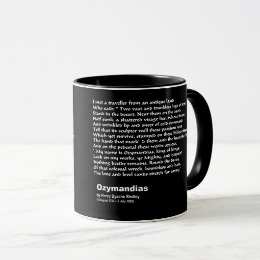 Mug Ozymandias (Devant droit)