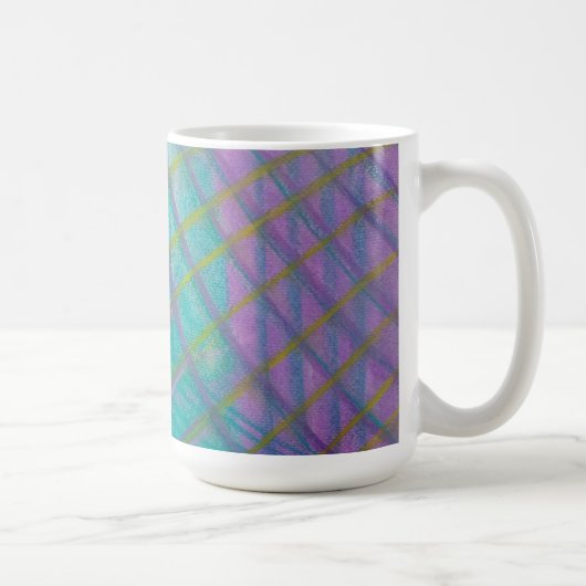 Mug P34 Art Abstrait Coloré Unique (Droite)
