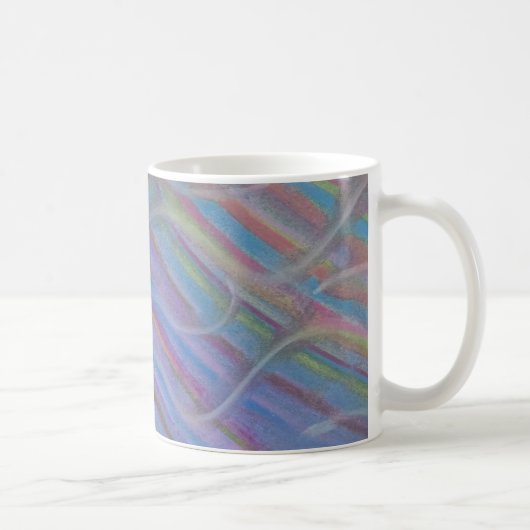 Mug P40M Couleur Unique Abstrait Art (Droite)