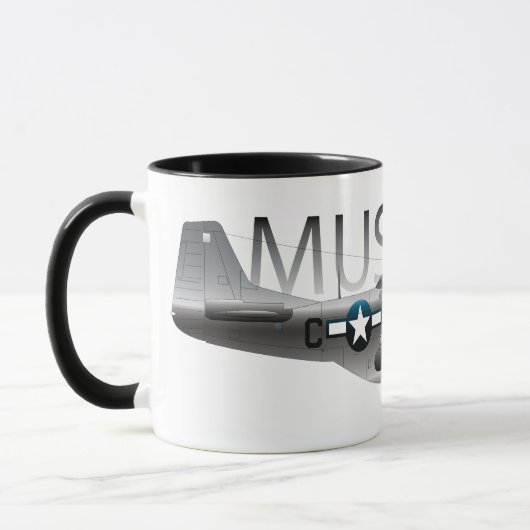 Mug P51 Mustang (Gauche)