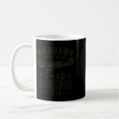 Mug P-40 Warhawk Ww2 Fighter Aircraft First To The Fig (Gauche)