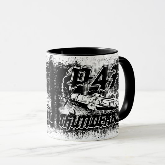 Mug P-47 Thunderbolt (Devant droit)