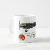 Mug P-47D Thunderbolt - Assied le Foret - FAB - (Devant gauche)