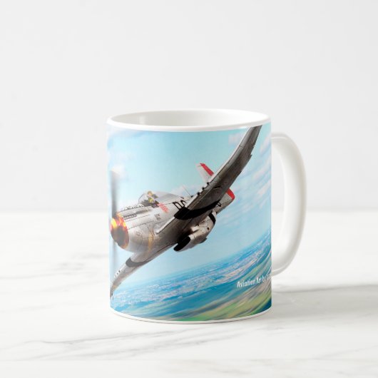 Mug P-51 Mustang (Devant droit)