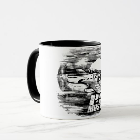 Mug P-51 Mustang (Devant gauche)