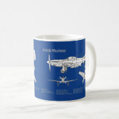 Mug P-51D Mustang - Plan d'avion ABD (Devant droit)