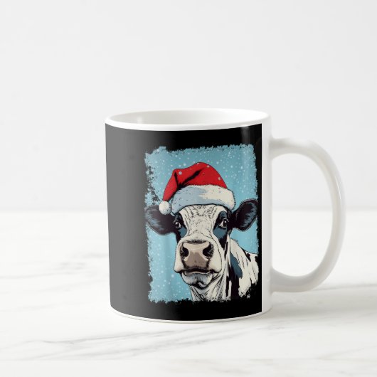 Mug P Art Colorful Cow Christmas  (Droite)