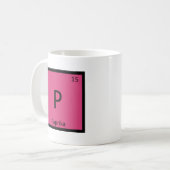 Mug P - Chimie de l'assaisonnement Paprika Symbole du (Devant gauche)