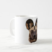 Mug P est pour chien peint (Devant gauche)