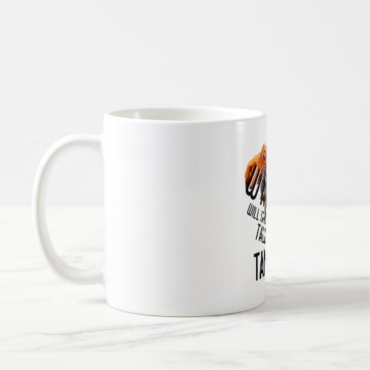 Mug P est pour le gardien de primates (Gauche)
