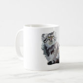 Mug P est pour Pallas Cat (Devant gauche)