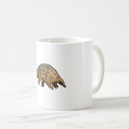 Mug P est pour Pangolin (Devant droit)