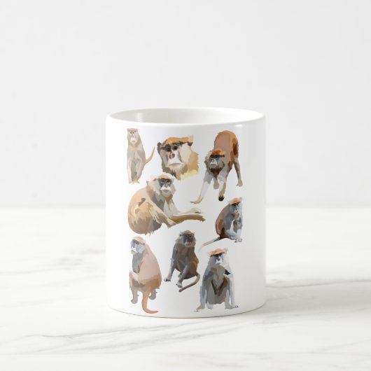 Mug P est pour Patas Monkey (Centre)
