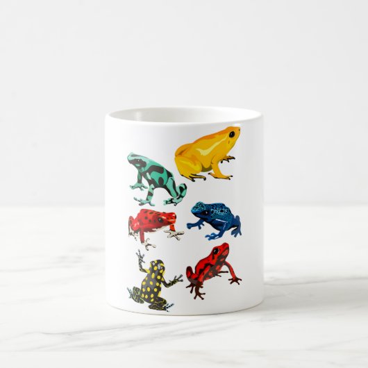 Mug P est pour Poison Dart Frog (Centre)