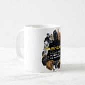 Mug P est pour Primate (Devant gauche)