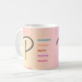 Mug "P" initial (11oz) (Devant gauche)