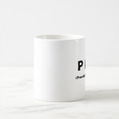 Mug P.M.S, (fournissez-moi des bonbons) (Centre)