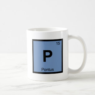 Mug P - Pontus Chimie Grecque Symbole du tableau pério