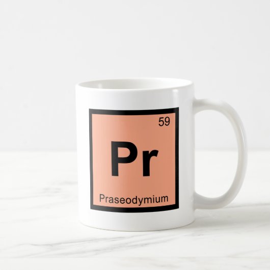 Mug P.R. - Symbole de Tableau périodique de chimie de (Droite)