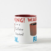 Mug P.S.W. déshérité par caféine (Centre)