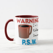 Mug P.S.W. déshérité par caféine (Gauche)