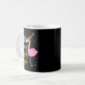 Mug P The Champagne It's New Year! Funny Flamingo Drin (Devant gauche)