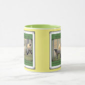 Mug PA de Lititz. Revenu ! Moutons mignons ! Proverbe (Centre)
